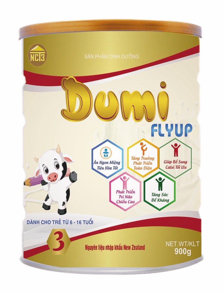 Sữa DUMI FLYUP dành cho trẻ từ 6 - 16 tuổi (400g)